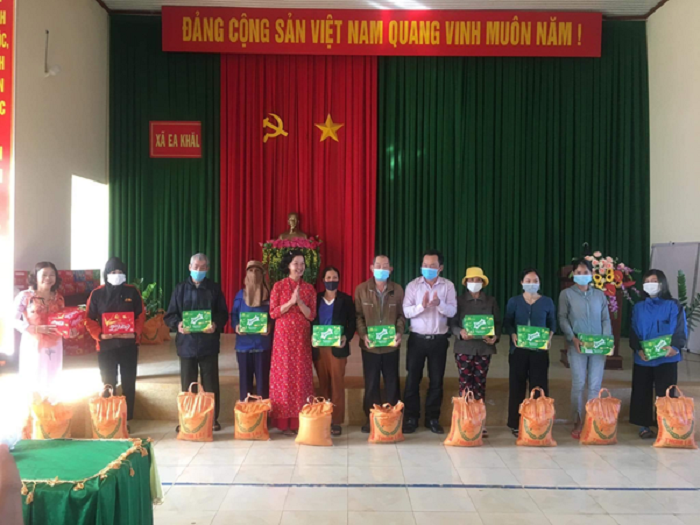 Hội Chữ thập đỏ xã Ea Khal tổng kết hoạt động phong trào năm 2021, triển khai phương hướng, nhiệm vụ năm 2022.